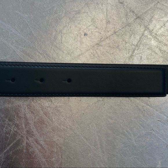 Versace Medusa-head “La Medusa” black leather belt w/enamel buckle NWOT - Picture 4 of 11